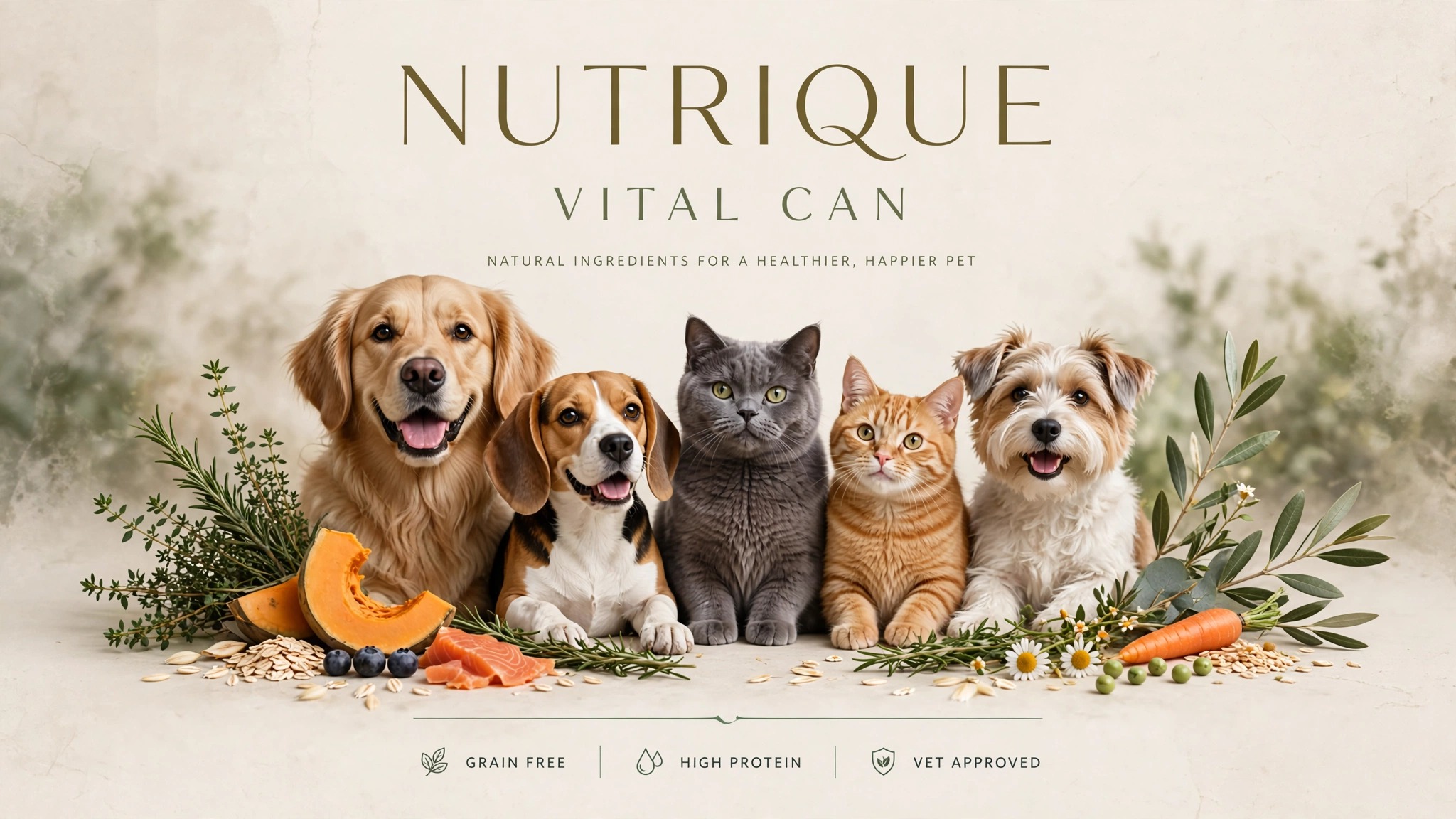 Alimentos premium para mascotas