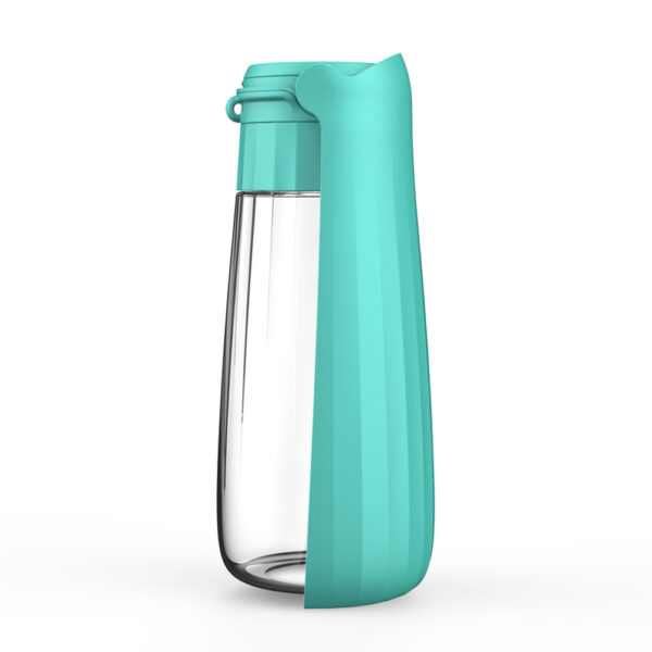 Portable Water bottle for Outdoor with Folding options- 550ml to feed Pets - Image 4