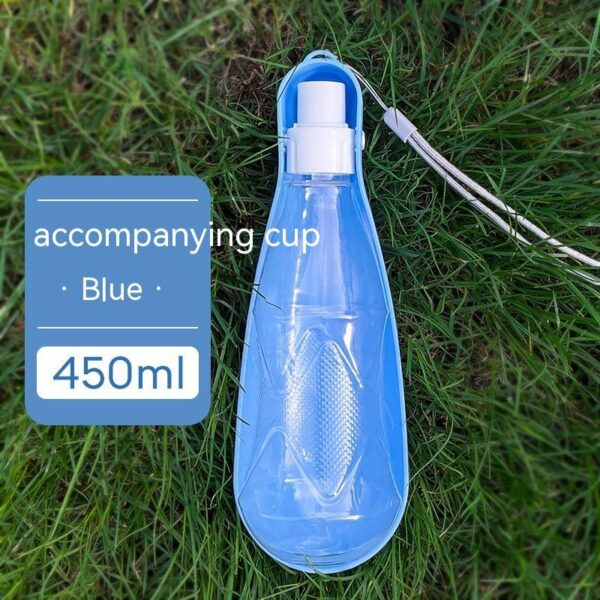 Portable Water bottle for Outdoor with Folding options- 550ml to feed Pets - Image 6