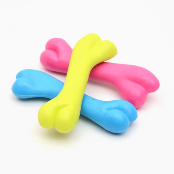 Pet Toys, Rubber Bite Resistant Toys, High Quality Dog Bone Type - Image 2
