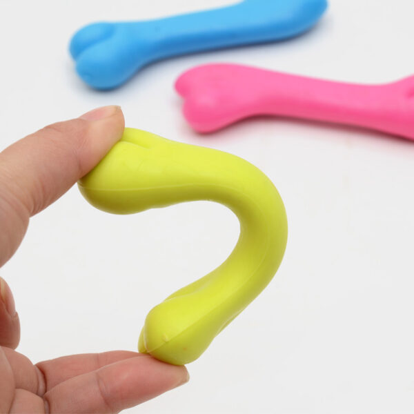 Pet Toys, Rubber Bite Resistant Toys, High Quality Dog Bone Type - Image 5