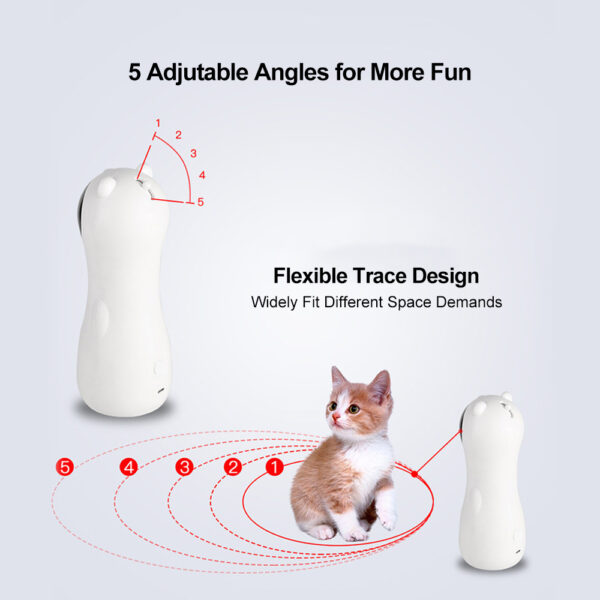 Automatic Laser Cat Toy Bear Laser Cat Toy LED Red Laser Cat Cat Toy - Image 3
