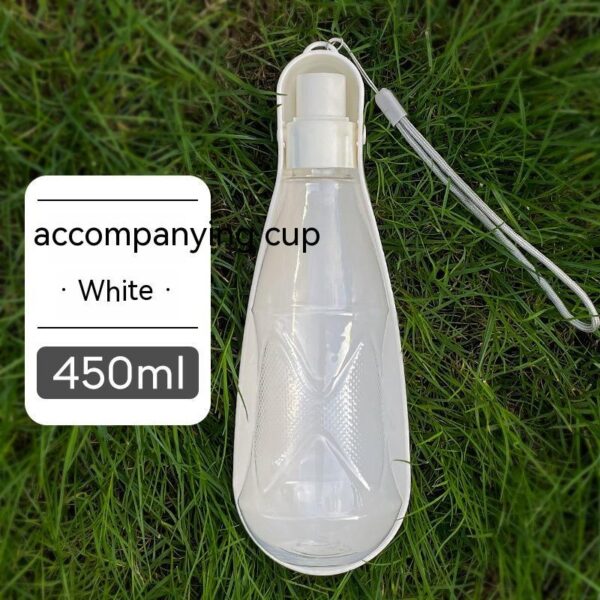Portable Water bottle for Outdoor with Folding options- 550ml to feed Pets - Image 2