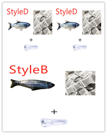 Electric Jumping Fish Simulation Electric Fish Toy for Cat -Without Cat Nip Version - Image 6